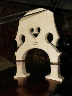 Tall bridge with brass adjusters