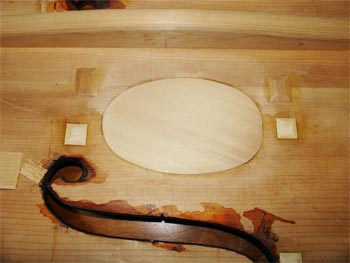 Sound post patch - after